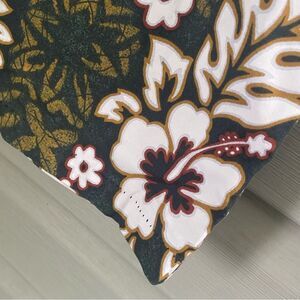 Styled by RJC Vintage authentic Hawaiian shirt mens sz L green luau vacation EUC